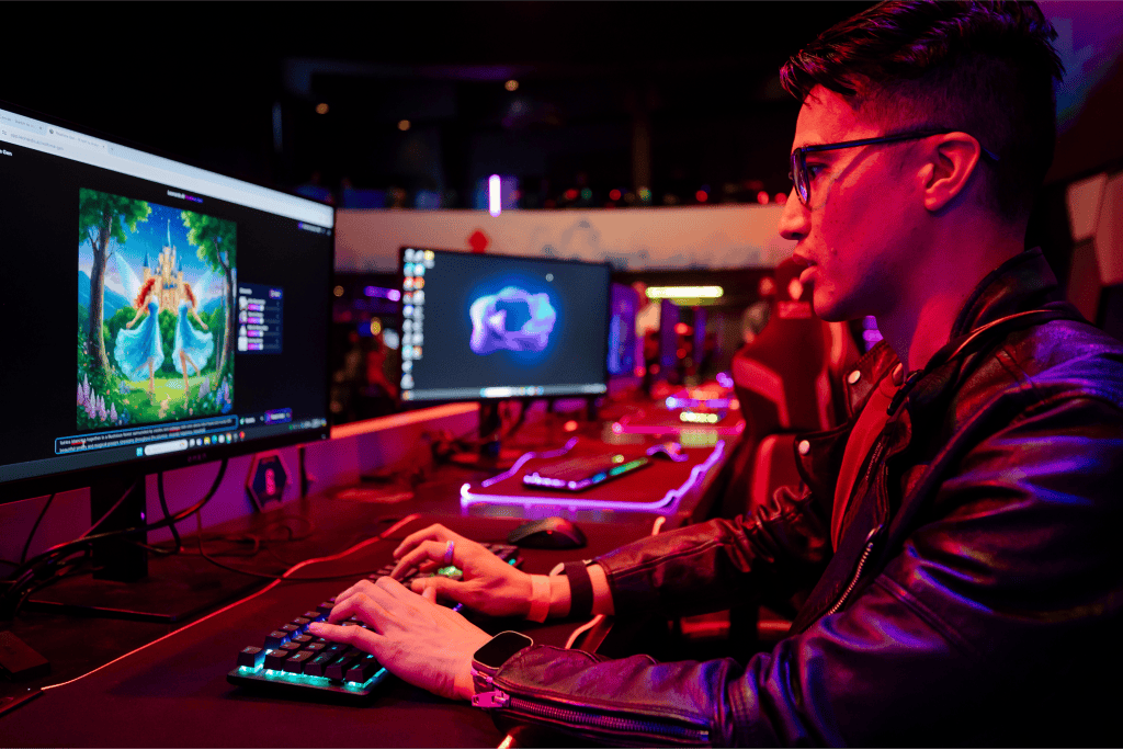 Curious Refuge AI eSports competitor using Leonardo.Ai
