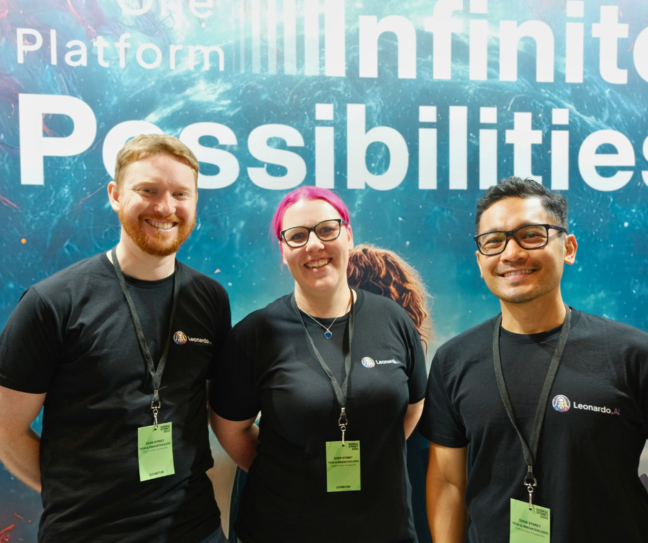 Leonardo.Ai business development team at SXSW