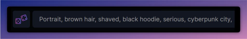 Prompt example