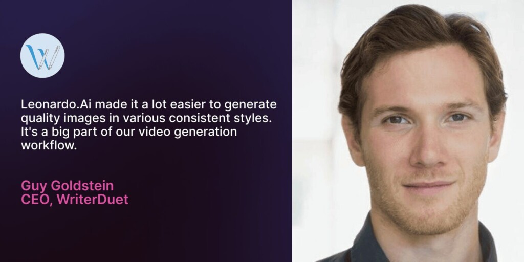Guy Goldstein CEO of WriterDuet on Leonardo