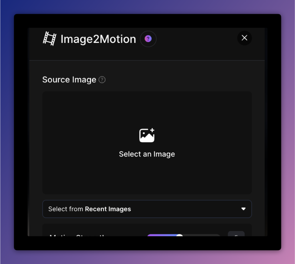 Motion options