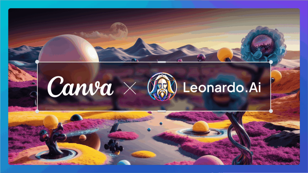 Leonardo.Ai and Canva announcement image