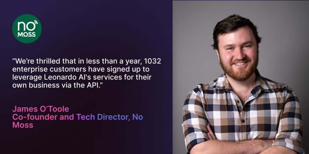 James O'Toole from No Moss, Leonardo.Ai