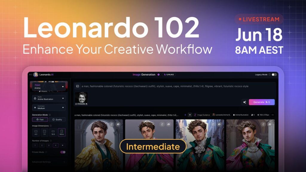 Leonardo 102: Enhance Your Creative Workflow, webinar recap