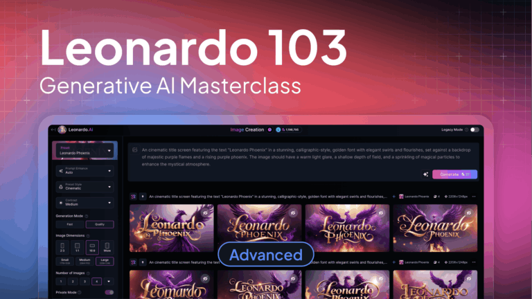 Leonardo 103: A Generative AI Masterclass, webinar recap