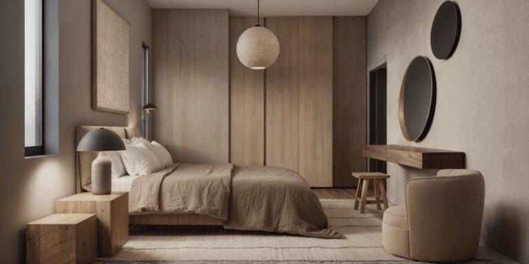 Bedroom designed by Fyfe Boyce, Interior design, Leonardo.Ai