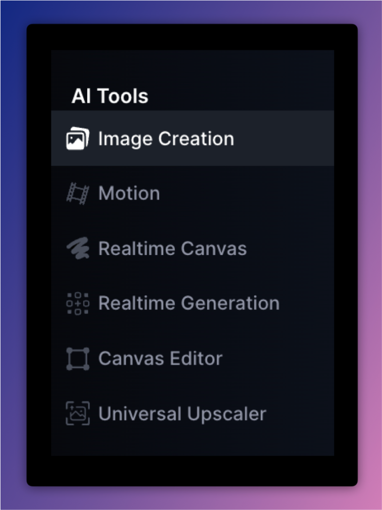 AI tools, image creating feature