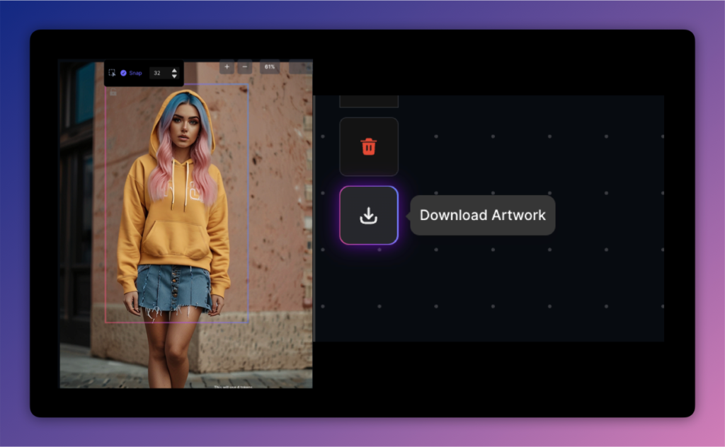 Download Artwork button